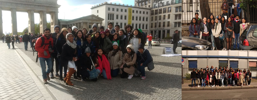 Flame University Students Travel to France and Germany On a Language Tour