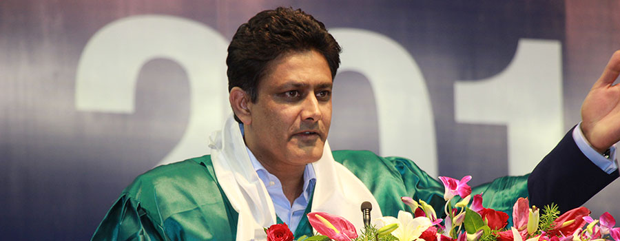Mr Anil Kumble at Flame Universitys Annual Convocation 2018